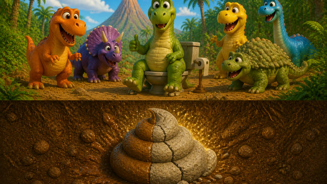 Scene 8 - Dinosaur Poop