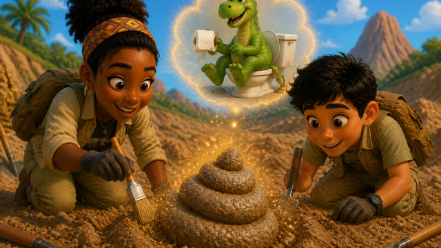 Scene 12 - Dinosaur Poop