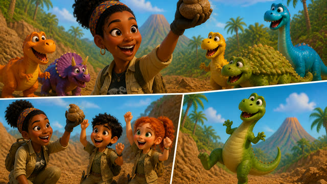 Scene 13 - Dinosaur Poop