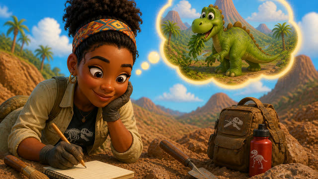 Scene 16 - Dinosaur Poop