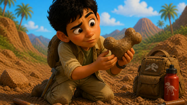 Scene 21 - Dinosaur Poop