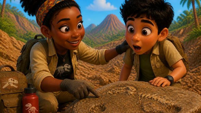 Scene 22 - Dinosaur Poop