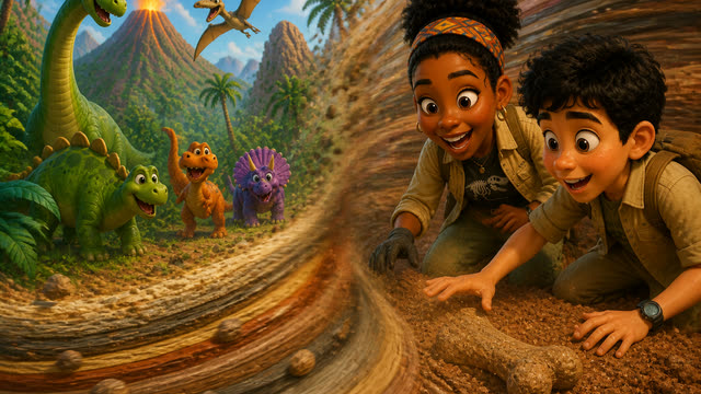 Scene 23 - Dinosaur Poop