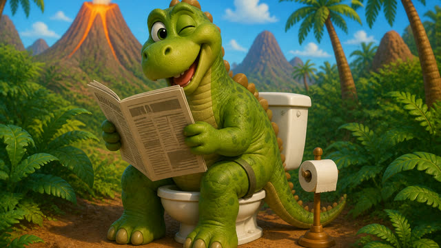 Scene 24 - Dinosaur Poop