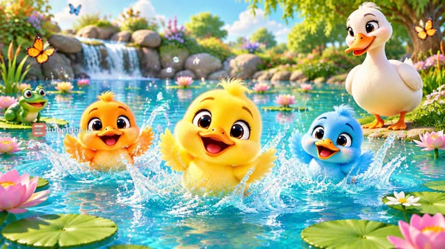 Scene 3 - Splash Little Ducklings