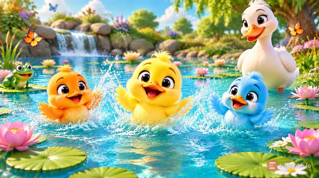 Scene 4 - Splash Little Ducklings