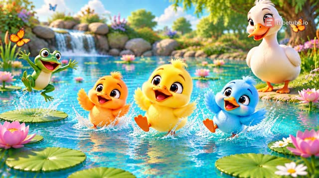 Scene 6 - Splash Little Ducklings