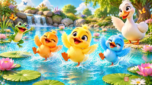 Scene 7 - Splash Little Ducklings