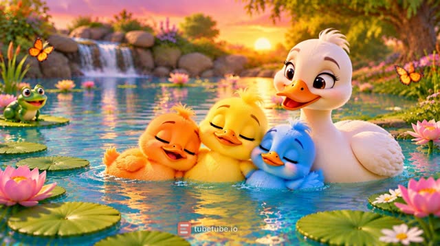 Scene 8 - Splash Little Ducklings