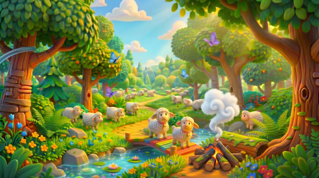 Scene 18 - La Pecora Nel Bosco