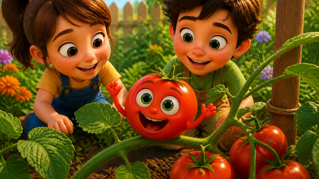 Scene 4 - البندورة الحمراء