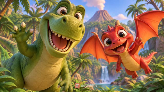 Scene 1 - Rexy & Flame's Dino Stomp!