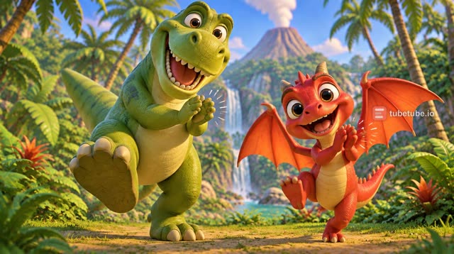 Scene 3 - Rexy & Flame's Dino Stomp!