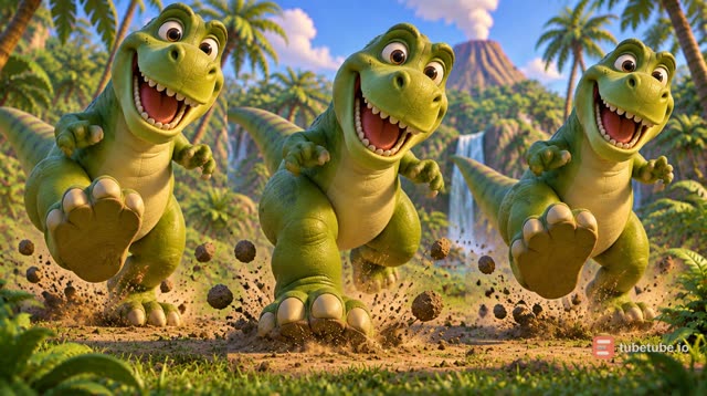 Scene 4 - Rexy & Flame's Dino Stomp!