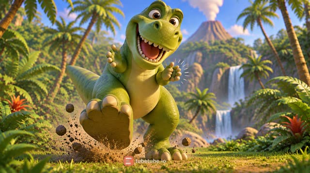 Scene 5 - Rexy & Flame's Dino Stomp!
