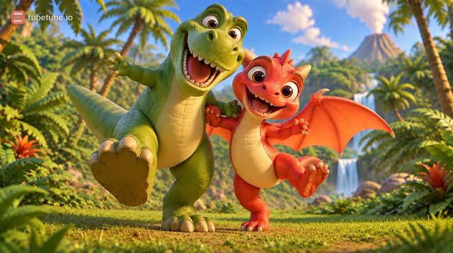 Scene 10 - Rexy & Flame's Dino Stomp!