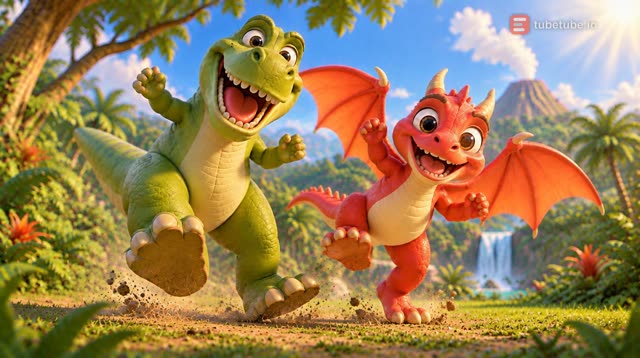 Scene 12 - Rexy & Flame's Dino Stomp!