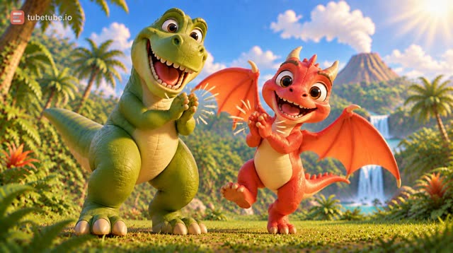 Scene 13 - Rexy & Flame's Dino Stomp!