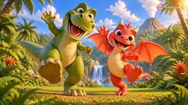 Scene 14 - Rexy & Flame's Dino Stomp!