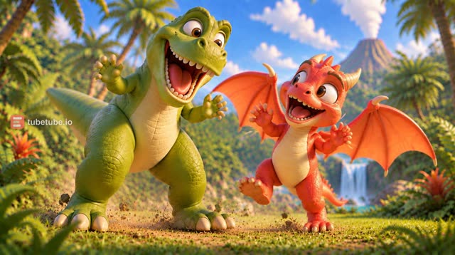 Scene 16 - Rexy & Flame's Dino Stomp!