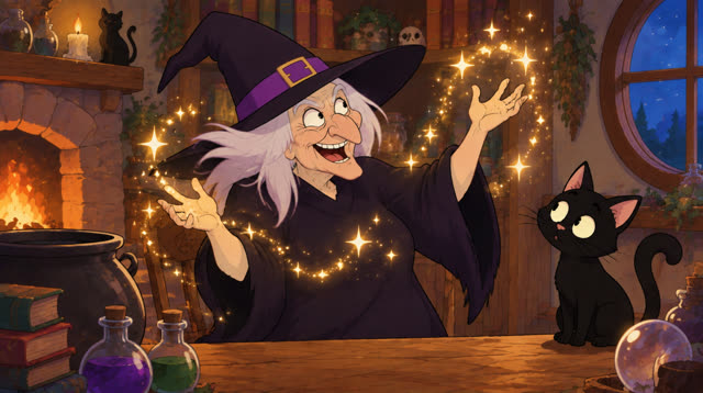 Scene 7 - La Sorcière Grabouilla