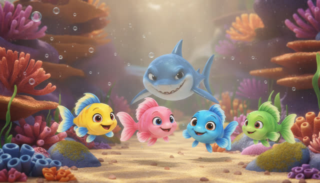 Scene 3 - Fünf kleine Fische