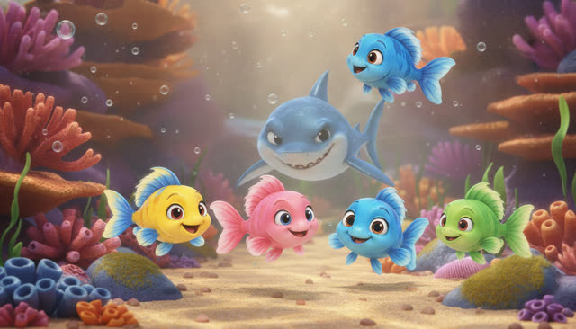 Scene 5 - Fünf kleine Fische