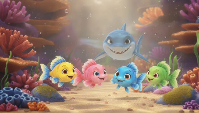 Scene 7 - Fünf kleine Fische