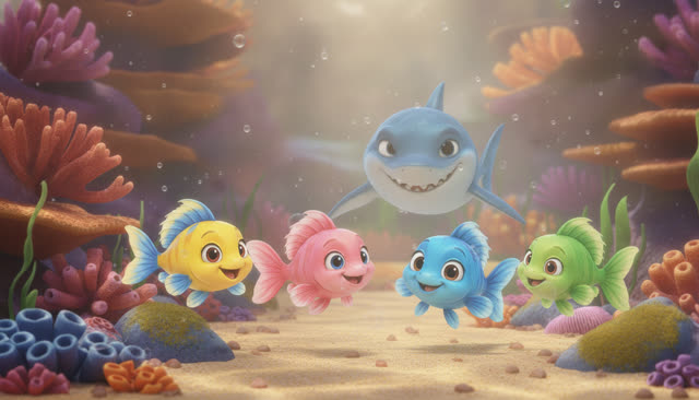 Scene 9 - Fünf kleine Fische