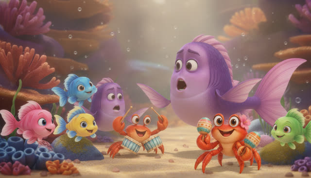 Scene 12 - Fünf kleine Fische