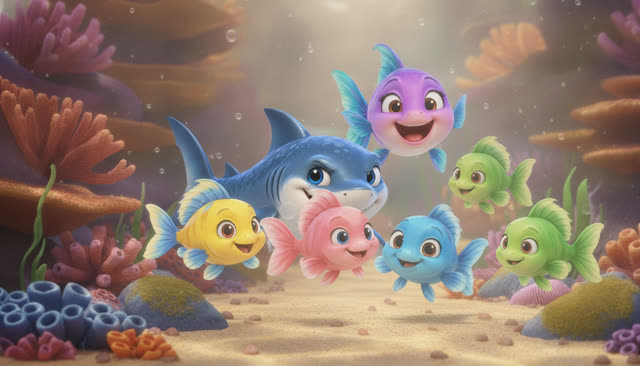 Scene 13 - Fünf kleine Fische