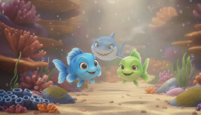 Scene 15 - Fünf kleine Fische