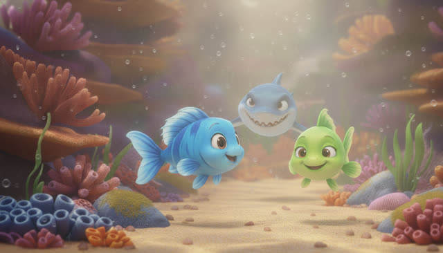 Scene 17 - Fünf kleine Fische