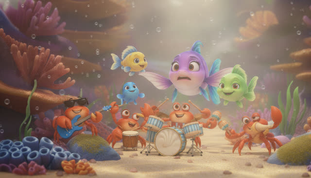 Scene 18 - Fünf kleine Fische