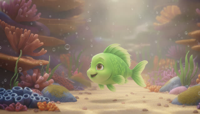 Scene 19 - Fünf kleine Fische