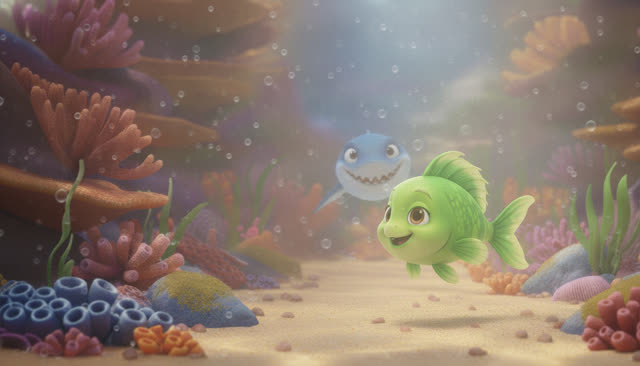 Scene 21 - Fünf kleine Fische