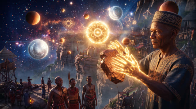 Scene 12 - La Création selon les Dogons : Le Secret des Étoiles