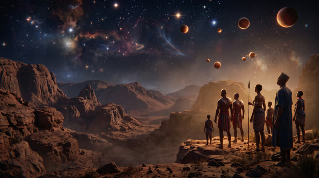 Scene 14 - La Création selon les Dogons : Le Secret des Étoiles