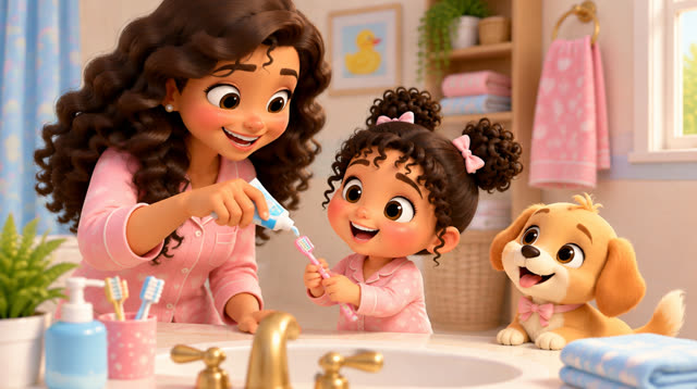 Scene 7 - Brush & Bath