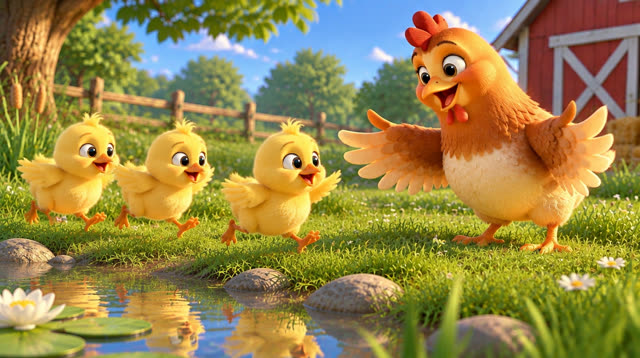 Scene 5 - Les 5 petits poussins – Piou Piou Piou ! 🐥