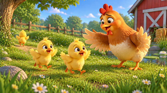 Scene 6 - Les 5 petits poussins – Piou Piou Piou ! 🐥