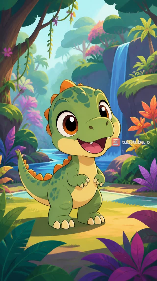 Scene 1 - Dino Heard a ROAR… But You Won’t Believe What He Found! | Kids Short