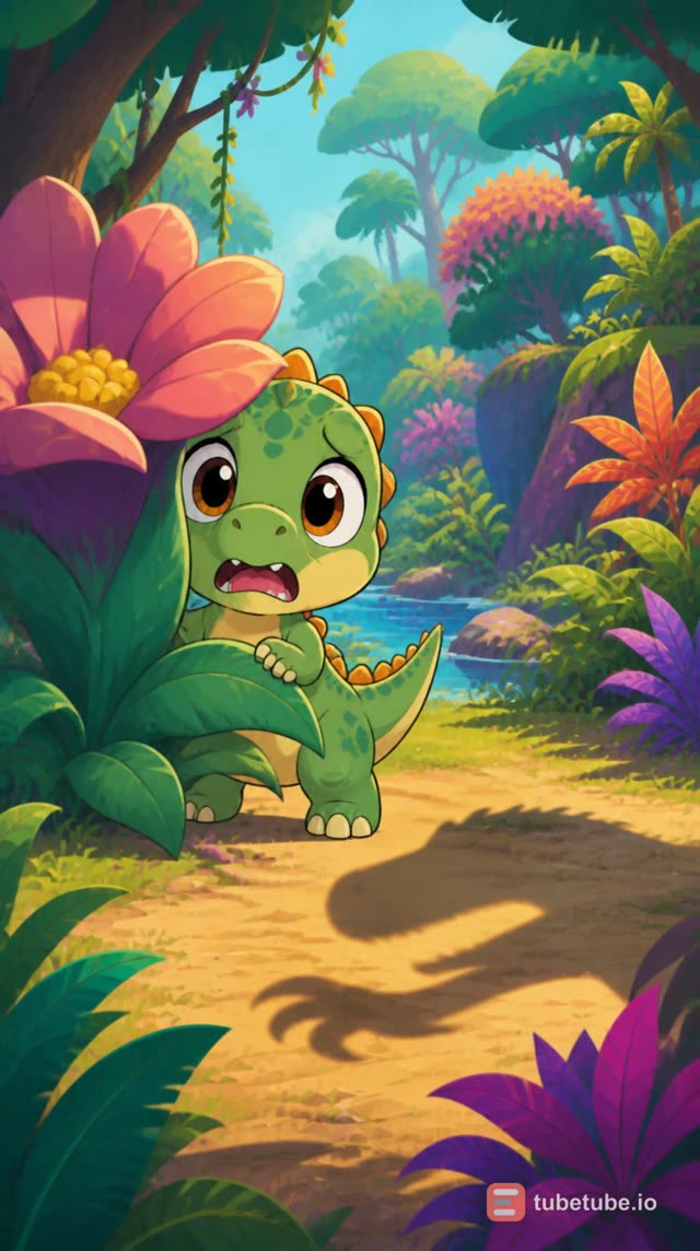 Scene 5 - Dino Heard a ROAR… But You Won’t Believe What He Found! | Kids Short