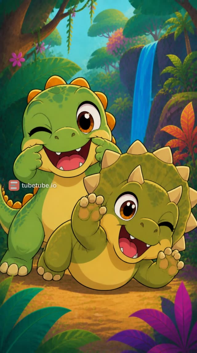 Scene 10 - Dino Heard a ROAR… But You Won’t Believe What He Found! | Kids Short