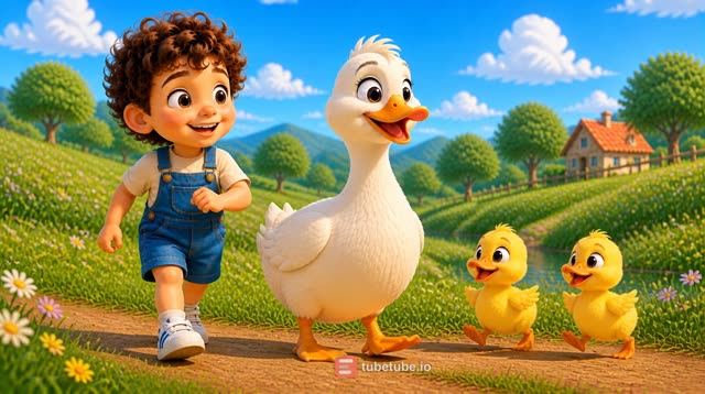 Scene 12 - Five Happy Little Ducks