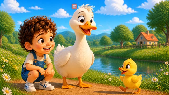 Scene 14 - Five Happy Little Ducks