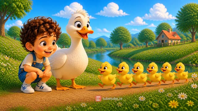 Scene 19 - Five Happy Little Ducks