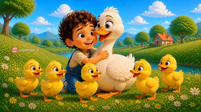 Scene 20 - Five Happy Little Ducks