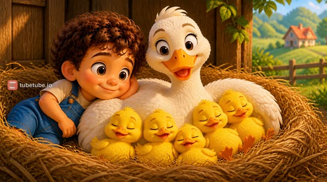 Scene 23 - Five Happy Little Ducks