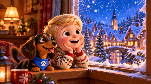 Scene 3 - ⛄ Hop, hop, Martin jede!